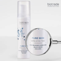 BIOTRADE Biotrade Pure Skin Exfoliating Tonic with AHA & BHA – Gentle Exfoliating Toner That Tightens Enlarged Pores, Removes Blackheads & Offering Anti-Ageing Effect – 60 ml