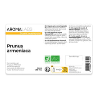 Aroma Labs ORGANIC - APRICOT KERNEL Oil - 50mL - 100% Pure, Natural, Cold Pressed and AB Certified - AROMA LABS (French Brand)