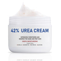 Urea Foot Cream 42% - Foot Cream - Foot Cream for Cracked Heels and Dry Skin - Cracked Heel Repair Cream for Hand and Feet - 42% Urea Cream & 2% Salicylic Acid for Callus Remover & Nourishes Soften
