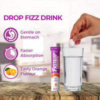 Fast&Up Multivitamin – Complete Multivitamin Supplement – All Day Energy – Saver Multipack - 80 Effervescent Tablets (4 X 20) - Supports Immune System – Orange Flavour