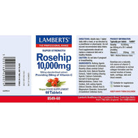 LAMBERTS Rosehip 10,000Mg, 60 CT
