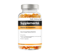 Supplemental Vitamin D3 Gummies - High Strength Orange Flavour, 150 Gummies. 5 Months Supply!