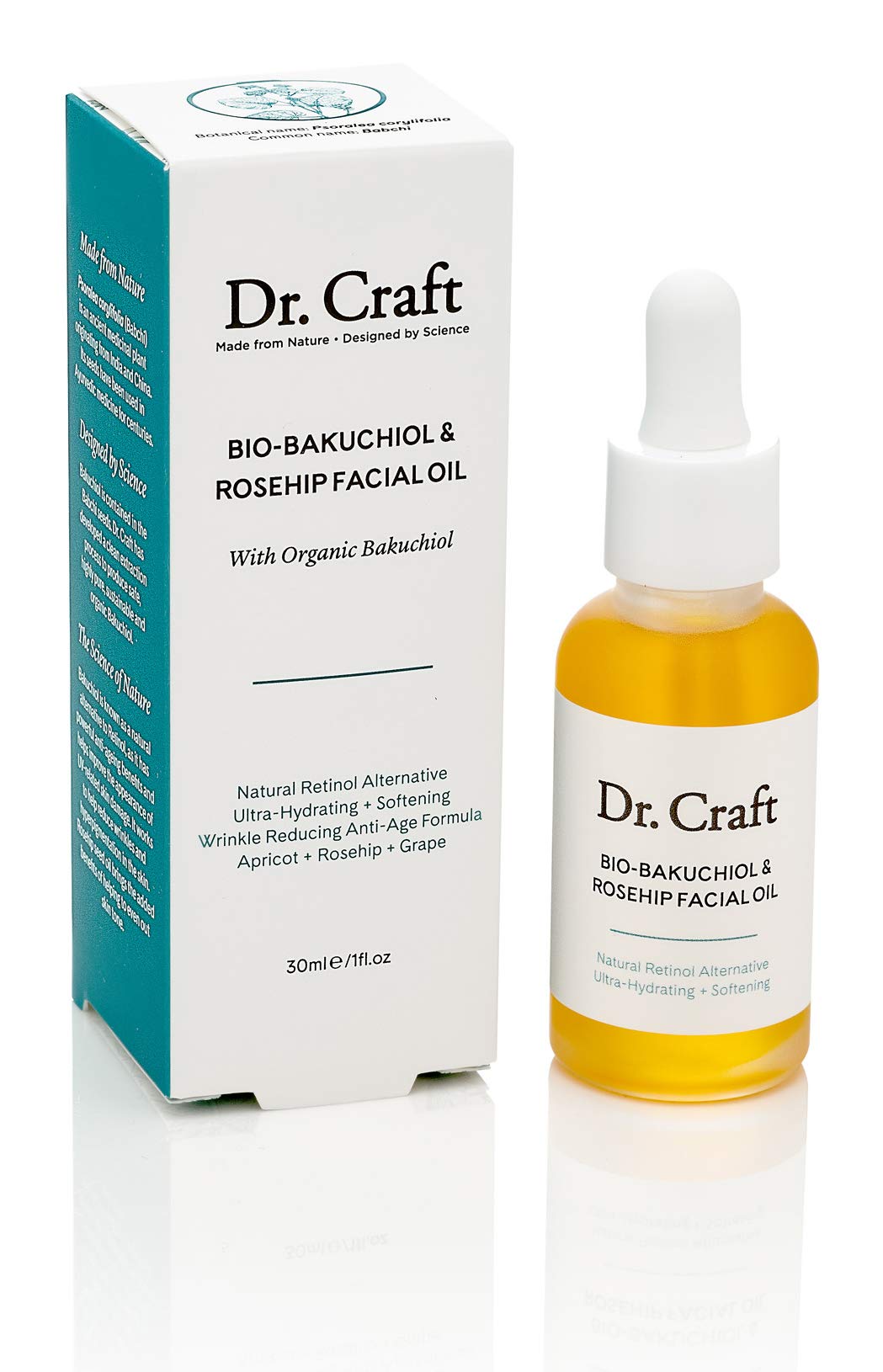 Dr. Craft Bio-Bakuchiol & Rosehip Facial Oil 30ml