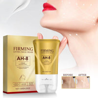Ah-8 Firming Neck Cream, Tighten And Lift Neck Cream,Rich in Hexapeptide Essence,With Double Roller Massage,Reduce Wrinkles Fine Lines And Double Chin,for Crepey Skin Body Care Comfort 120g.