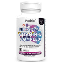 Liposomal Vitamin B Complex Softgels - 9 Methylated B Vitamins for Easily Absorbed, Vitamin B6, Folate & Inositol, 10x Better Absorption, 90-Day Supply, 90 Softgels (Pack of 1)