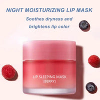 Lip Balm Lip Sleeping Mask Set 4PCS Fruit Moisturizing Lip Mask For Dry Lips Chapped Cracked Dry Lips,Hydrating Lip Balm Repair Protection Gifts For Women &Teenage Girl,8g×4