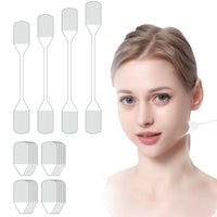 QianDanS 20 Pcs Facelift Tapes, V Face Sticker, Sagging Skin Firming Tapes, Invisible Face Lifting Patches for Tightening Sagging Skin Around Neck, Eyes & Jowl (Clear)