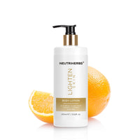 Neutriherbs Brightening Moisturiser BodyLotion, Dry Skin Body Moisturising Lotion-Glow & Hydrate Body Cream, Skin Lightening Cream Moisturiser for Men Women, Even Skin Tone Lotion-Licorice Root+Vit C