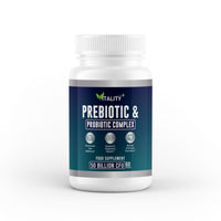 Sunshyne Ultimate Probiotic & Prebiotic Supplement – 50 Billion CFU Probiotic Blend & 250mg Prebiotic Fiber – 60 Capsules, 1 Month Supply for Gut Health