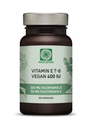 Procapsin Kala Health Vitamin E - All 8 Tocopherols + Tocotrienols 400 IU Vegan - Alpha Tocopherol/Tocotrienol + Beta Tocopherol/Tocotrienol + Gamma Tocopherol/Tocotrienol + Delta Tocopherol/Tocotrienol