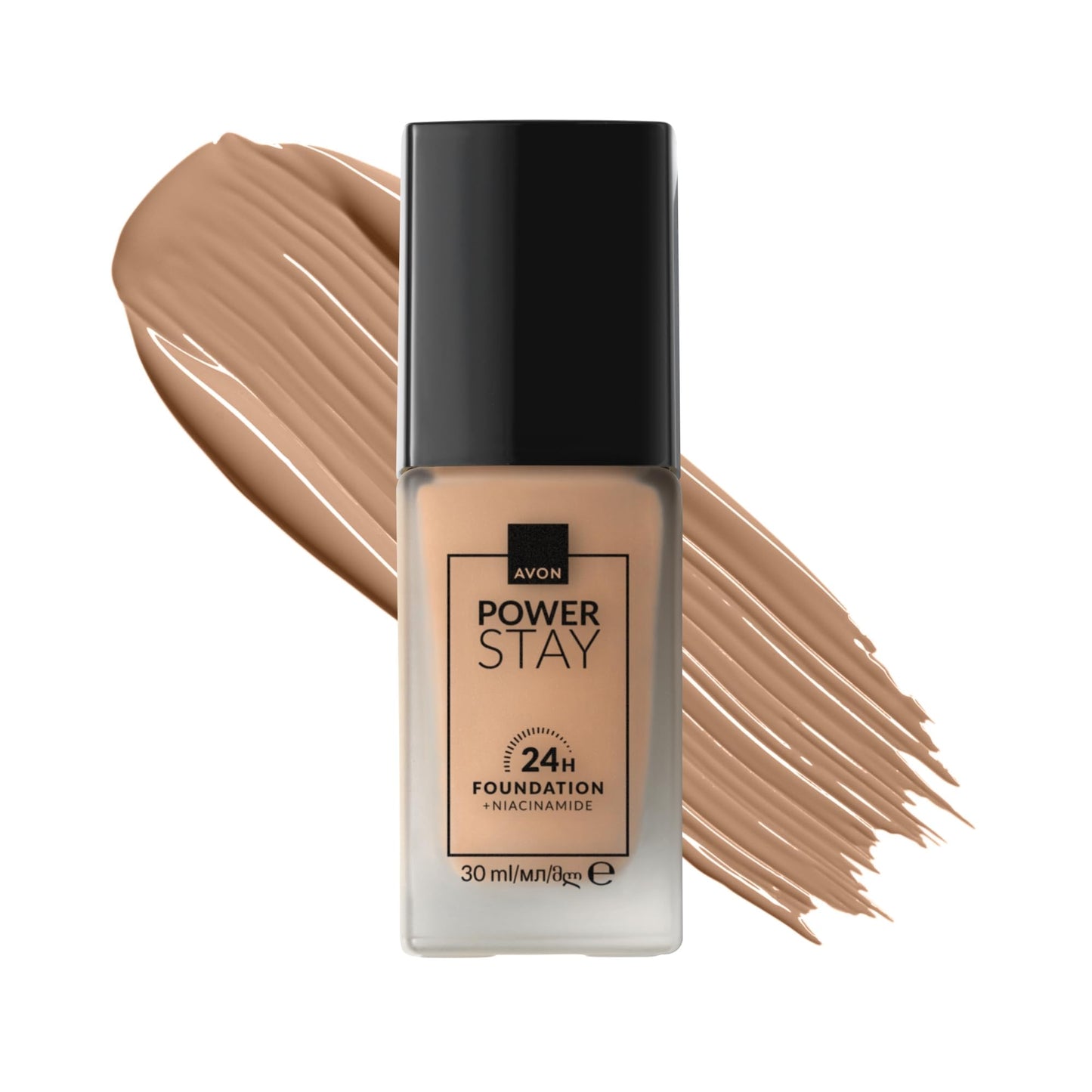 Avon Power Stay 24 Hour Longwear Foundation SPF10, Cream Beige 250N, Colour Lock Technology, Breathable, Natural-Looking Formula, 35 Shades, Cruelty Free