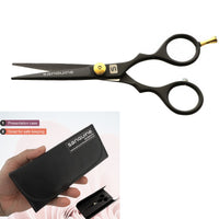 Sanguine Professional Beard Trimming Scissors, Moustache Scissors, Men Hair Scissors - 5.0 inch, Ultra Sharp, Presentation Case