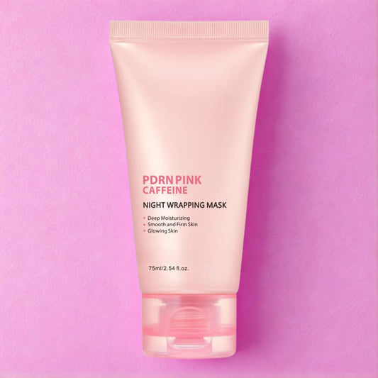 Trendyfave PDRN Caffeine Collagen Night Wrapping Mask, Overnight Wrapping Peel Off Facial Mask, 75ml