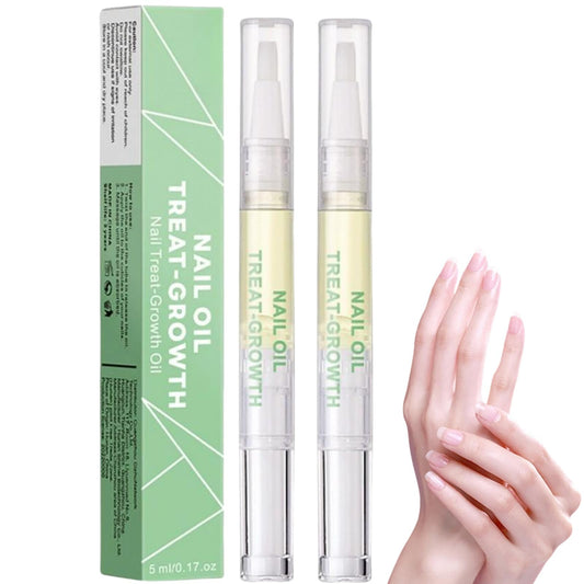 2PCS Radiant Nail Growth Oil,Cuticle Oil for Nail,Cuticle Nail O/il,Radiant Nail Growth Oi/l Pen,Nail Growth O/il,Cuticle Moisturizer & Nail Strengthener,Finger Edge Manicure Nourishing Pen