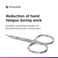 Staleks STALEKS PRO Expert 50 Type 1 Professional Cuticle Scissors - Pack of 1 pcs - Model SE-50/1