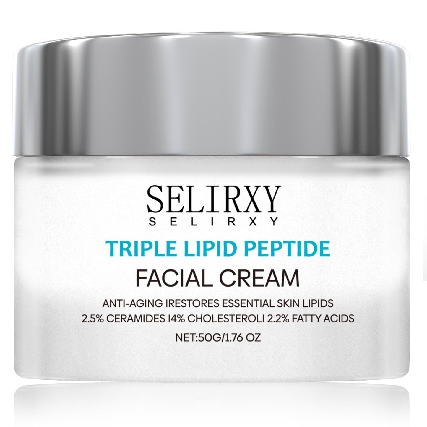 Triple Lipid-Peptide Cream, Anti-Ageing Cream, Moisturising Cream，Hydrating Ultra-Light Gel-Cream Day Moisturiser Leaves Skin Smooth, Glowing and Rejuvenated, Suitable for All Skin Types