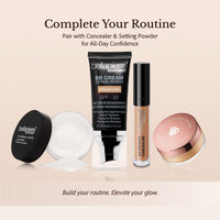 bellapierre BB Cream with SPF 20 - Tinted Sunscreen, Concealer, Matte Foundation, & Moisturizing Face Cream | Lightweight Formula + Pump Top Applicator | Non-Toxic & Paraben Free - 48 ML - Dark