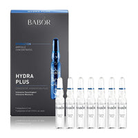 BABOR Hydra Plus Ampoule Serum Concentrates | Intensive Moisture, Anti-Aging, and Restorative | Prebiotics, Probiotics, and Hyaluronic Acid to Plump and Revitalize Dry Skin | 7 Days to Vitalized Skin