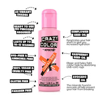 Crazy Color Coral Red Hair Dye 100ml