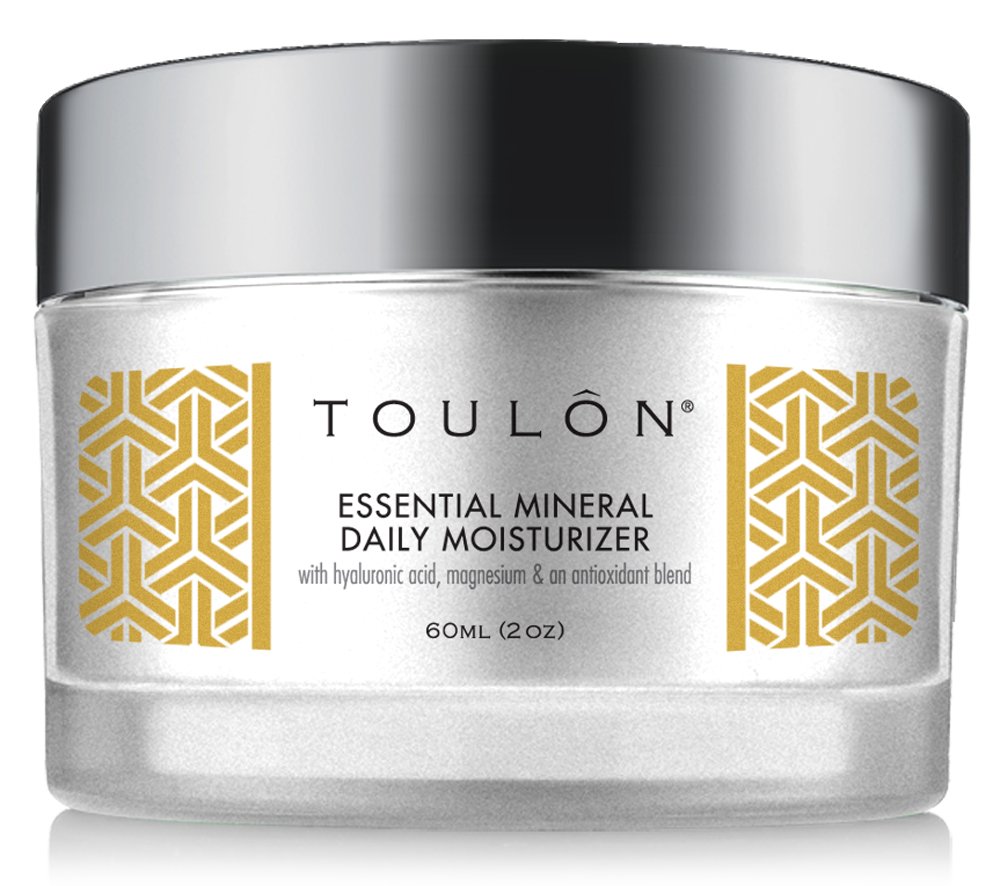 TOULON Anti - Ageing Cream - Best Daily Face Cream Moisturiser - Hyaluronic Acid Cream for Face with Magnesium, Natural Minerals & Antioxidants to Fight Free Radical Damage And Reduce Wrinkles.