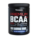 Weider Premium BCAA 8:1:1+L-Glutamine (500g) Blue Raspberry Flavour, Recovery Combination of Amino Acids with Kyowa Quality® L-Glutamine, Vitamin B6, Increases and Protects Muscle Mass, Zero Sugar, Vegan