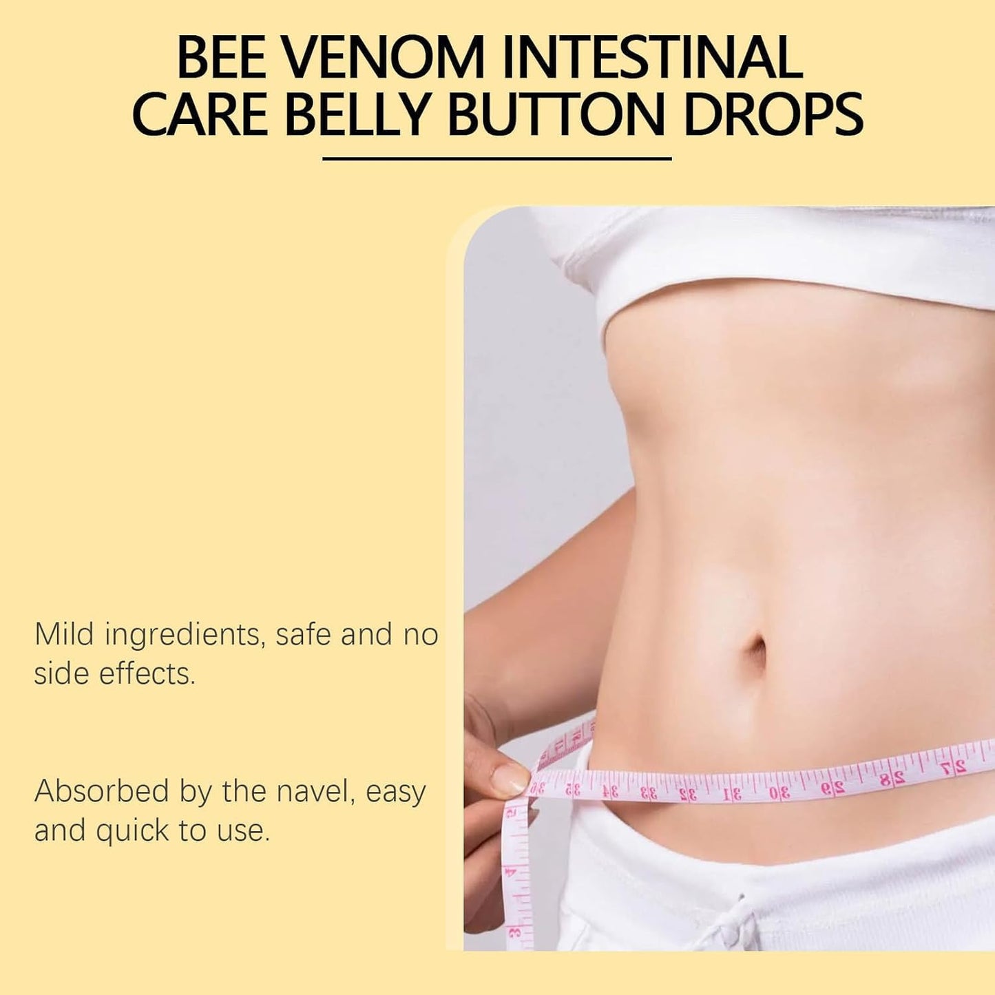 vrespek Bee Venom Drops,Bee Venom Intestinal Detox Belly Button Drops,Bee Venom Belly Button Drops,Bee Venom Oil, Bee Venom Lymphatic Drainage Drops30ml (2 PCS)
