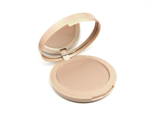 W7 Glowcomotion Highlighting Powder - Gold Pressed Powder Shimmer - Highlighting Vegan Makeup