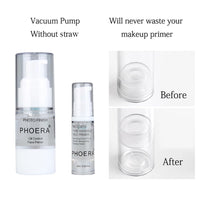 HOPHAT 2Pcs Makeup Primer For PHOERA All Matte Oil Free Full Coverage Foundation Base Long Lasting Hydrating Smoothing Moisturizing Makeup Base Matte Face Foundation Primer (#2pcs 18ml)