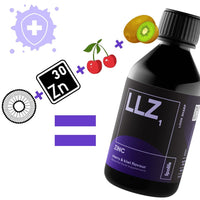 Lipolife lipolife liposomal liquid Zinc supplement for optimal immune support LLZ1. Delicious cherry and kiwi flavour, vegan, gluten free, sugar free. 48 servings.
