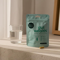 Gut Wealth Daily Postbiotic Capsules for Gut Health Support, 4 Week Pack