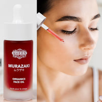 QUEEN NATURAL NEW YORK QUEEN MURAZAKI OIL: Ultimate Radiance-Luxurious Organic Murazki Face Oil for Deep Nourishment, Rejuvenation, and a Naturally Glowing Complexion