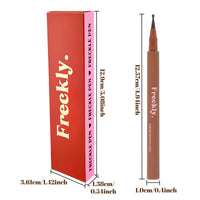 Felt Tip Freckle Stamp – Effortless, Natural-Looking Freckle Tint. Quick-Drying, Waterproof, Long-Lasting Pen. Skin-Friendly Makeup for Faux Freckles. (Dark Brown)