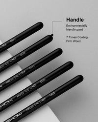 Eyeliner Brush, EIGSHOW Precision Eye Liner Makeup Brushes, Angled Eyeliner Brush,Ultra Thin Slanted Flat Angle, Cruelty-Free Synthetic Bristles,Great for Pros & Beginners (E835)