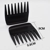 AIRERA 2 Pieces Professional Pompadour Streaker Afro Hair Combs, Mens Slickback Styling Comb, Wide Tooth Wet Pick Hair Beard Comb, Anti-Static Heat Resistant Hairdressing Shower Comb for Men Salon (B)