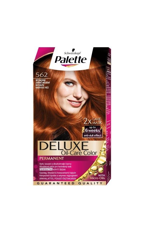 Palette Deluxe 562 Intensive Shiny Copper Permanent Hair Colour