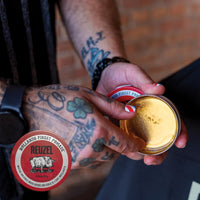 Reuzel Red Pomade Medium Hold High Shine Pomade For Men, Water Soluble Pomade For A Flexible High Shine Look 1.3oz/35g