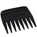 ZEROKIWI Professional Mens Styling Comb, Anti-Static Pompadour Streaker Comb Texture Wide Tooth Comb for Hairstyling Shaping Wet Pick Hairdressing Comb, Black