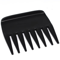 ZEROKIWI Professional Mens Styling Comb, Anti-Static Pompadour Streaker Comb Texture Wide Tooth Comb for Hairstyling Shaping Wet Pick Hairdressing Comb, Black