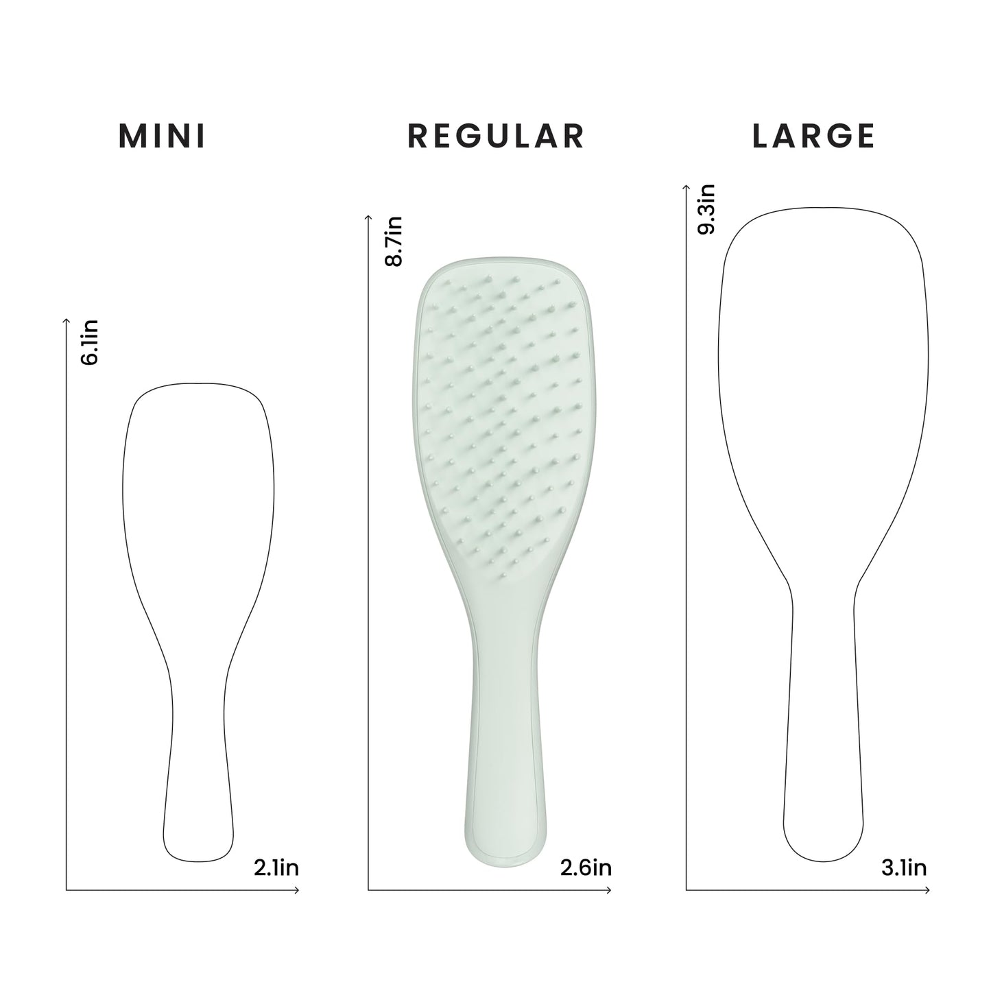 Tangle Teezer Extra Gentle Ultimate Detangler Hairbrush for Wet & Dry Hair - With Unique Wide-Spaced Teeth for Gentle & Effective Detangling - For Less Hair Fall & Breakage - Eucalyptus