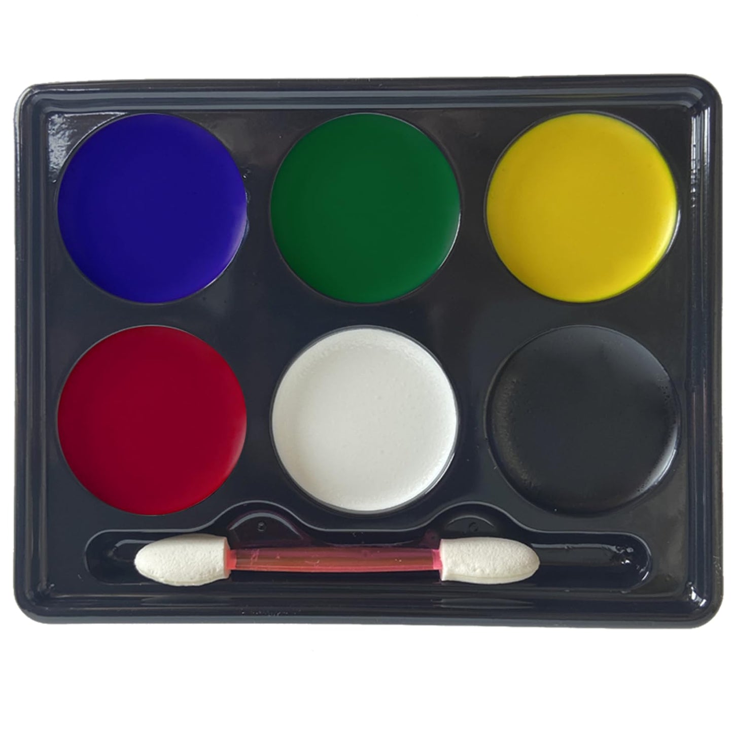 HISUNBEN Kids Face Paint Kit ，Non-Toxic Face Painting Body Paints for Kids and Adults with Water Based Colors，Halloween Face Paint (6 Colors)