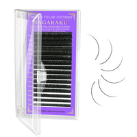 NAGARAKU 5 Trays Eyelash Extensions 0.03mm D 9/10/11/12/13mm in 1 pack Classic Individual Lashes Soft Natural Professional Faux Mink 16 rows