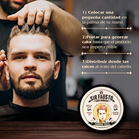 FÓRMULA MAGISTRAL SIR FAUSTO MEN'S CULTURE SINCE 1888 Sir Fausto Forming Paste Enriched with natural extracts: Shae Butter & Hispanic Sage 100 ml