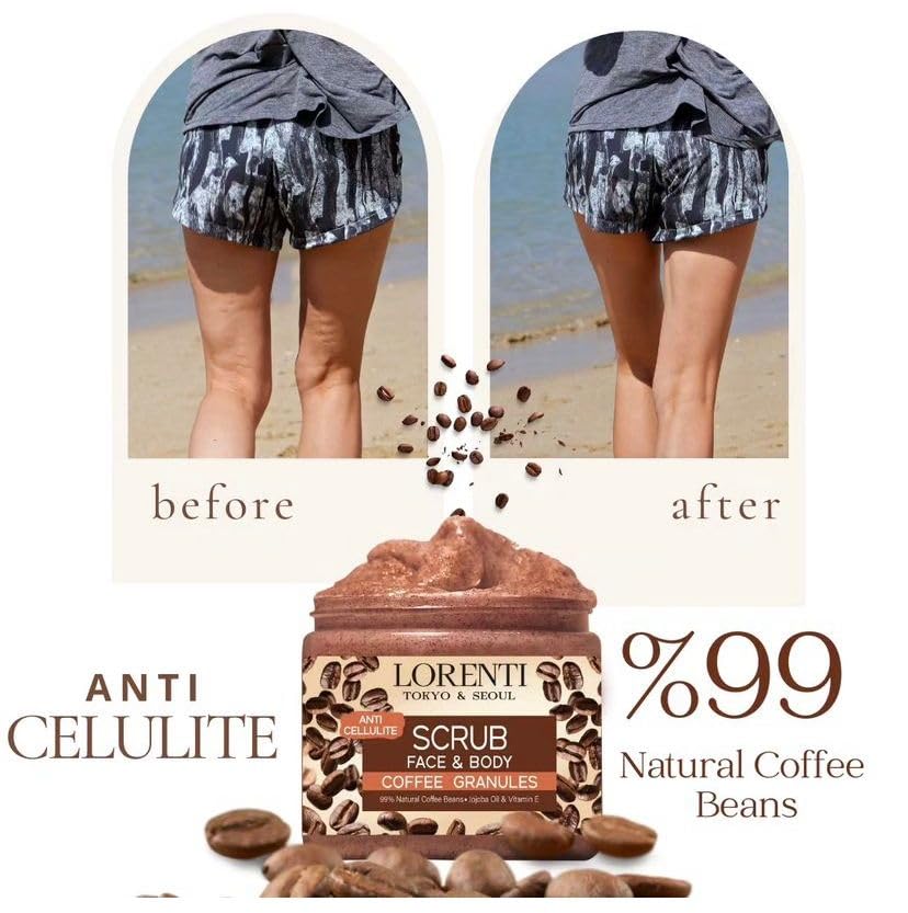 Lorenti Cucumber Scrub 500 ML Face & Body | Firming & Radiant Supports Collagen Production Anti Aging and Wrinkle