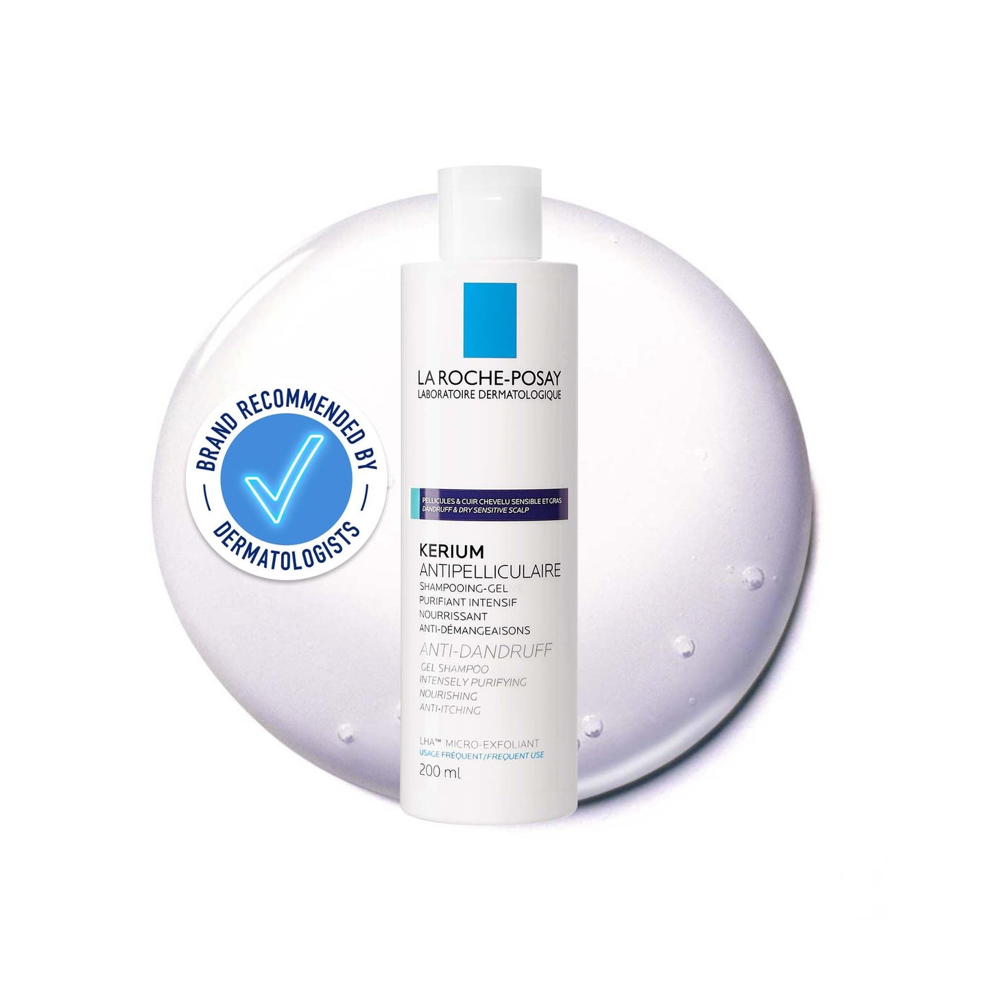 La Roche-Posay La Roche- Posay Kerium Anti-Dandruff Gel Shampoo For Oily Scalp 200ml