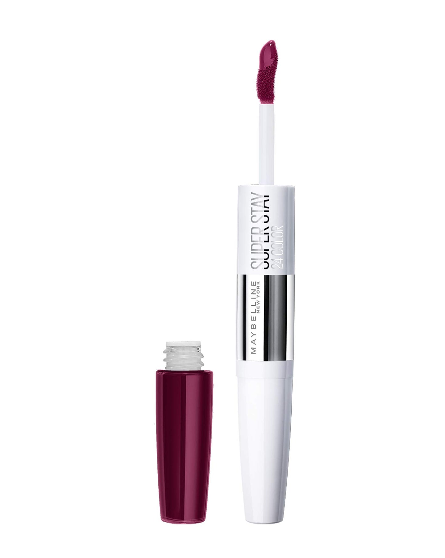 Maybelline New York Superstay Make-Up Lipstick 24 Hour Colour Liquid Lipstick Sugar Plum/Shiny Purple with 24 Hour Hold 1 x 5 g