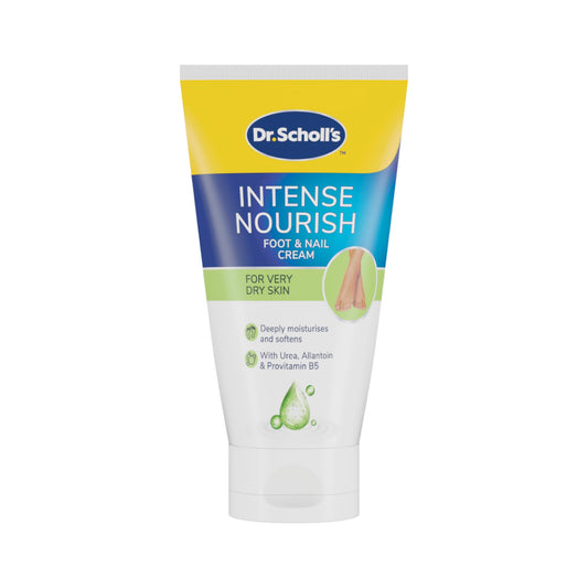 Dr. Scholl's ExpertCare Intense Nourish Foot Cream for Hard Skin 150ml, Deeply Moisturising Cream with Urea, Vitamin E & Provitamin B5 Complex for Softer Smoother Feet