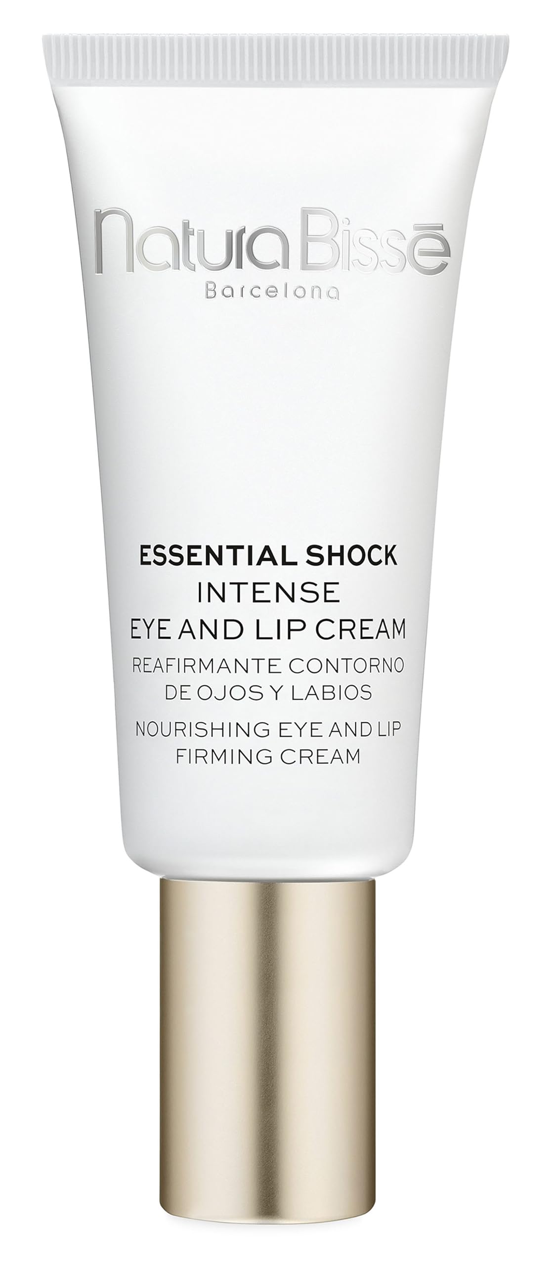 Natura Bissé Essential Shock Intense Eye and Lip Treatment | Nourishing Eye and Lip Firming Cream with Collagen and Elastin Amino Acids | Rejuvenating and Hydrating Balm | 0.5 oz - 15 ml