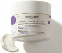 PERFECT LOOK LONDON Perfect Look London Collagen Specialist Night Face Cream with 0.3% Retinol, Collagen Marine, Peptide, Hyaluronic Acid and Vitamin B5, Firm and Tone, Anti Wrinkle Cream 50ml