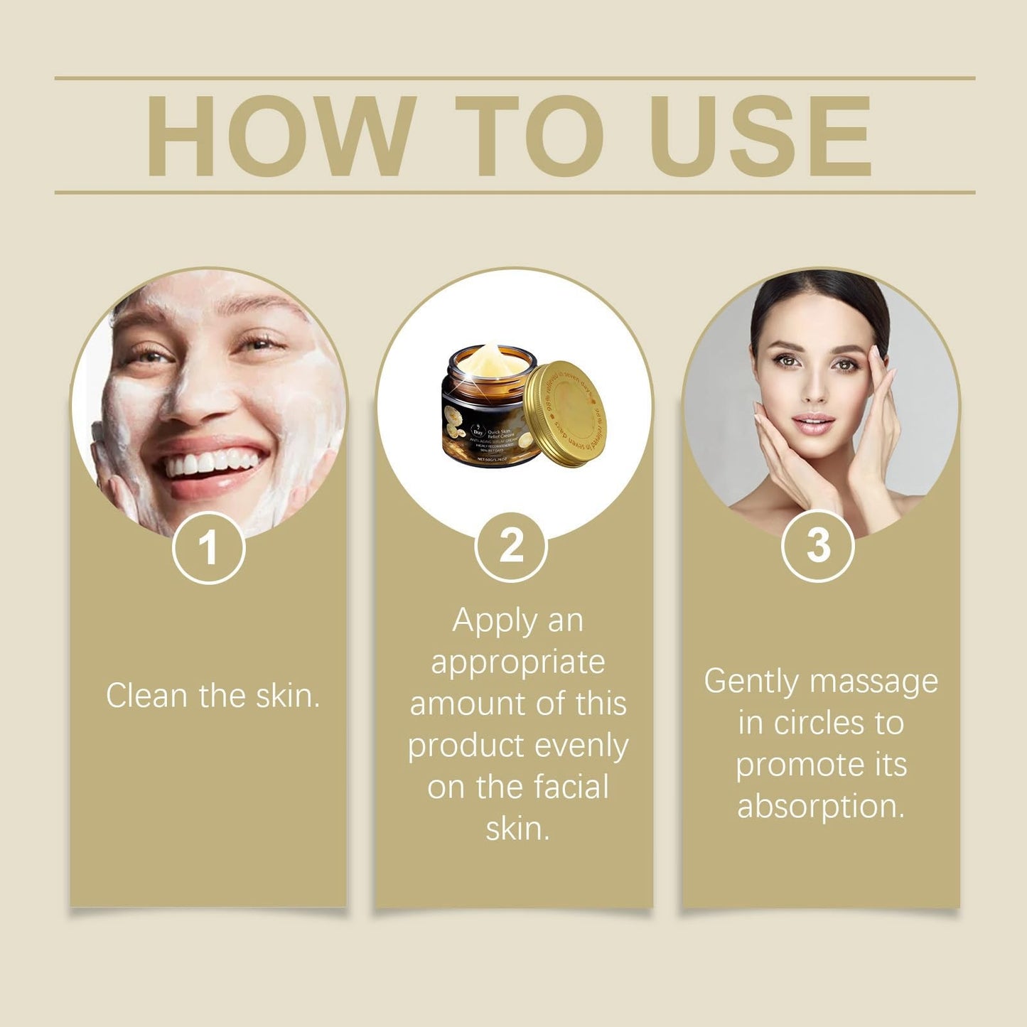 Jinjiar Bee Venom Skin Cream,Multi-Effect All-in-One Skincare Cream,Bee Venom Cream,Powerful All-Body Skin Cream,Face Cre-am for Women,Moisturiser Face Women,Fa-ce Tightening Cr-eam,Skin Firming Cre-am