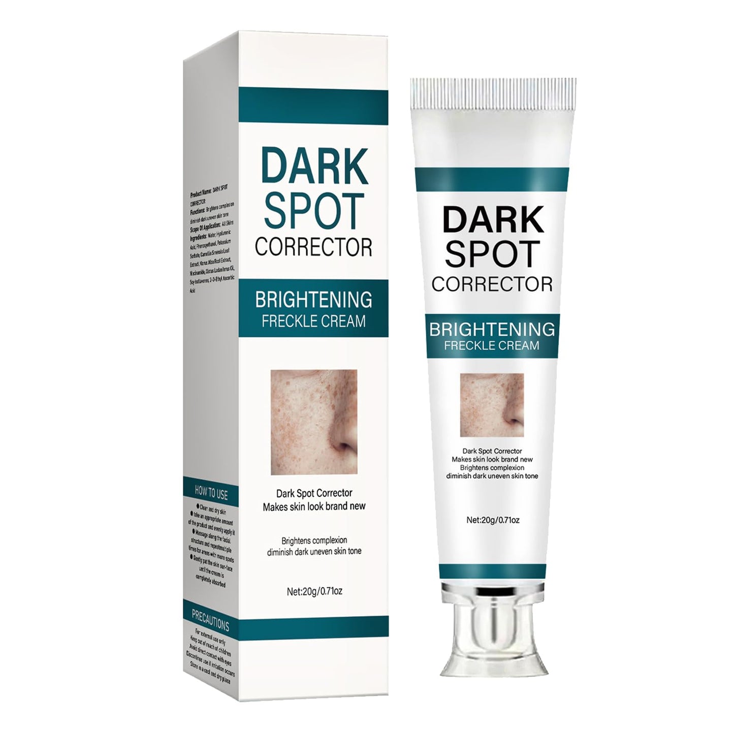 GNAUMORE Freckle Remover Cream,Dark Age Spot Remover,Spot Cream Dark Spot Corrector,Reduce Dark Spots & Soften Skin,Hyperpigmentation Treatment,20g